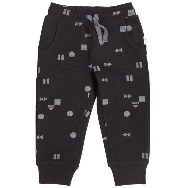 Black "Play" Joggers