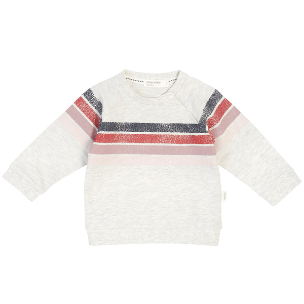 Alpine Club Pink Stripped Sweater