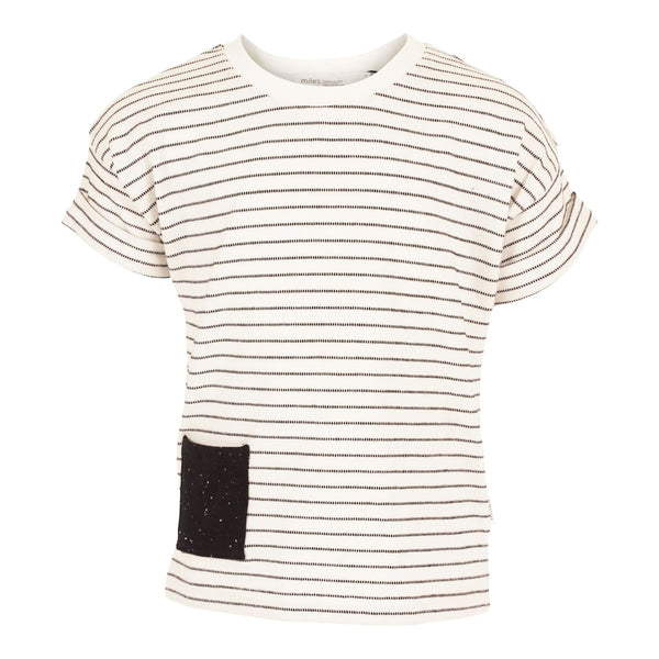 Dot & Dash Pocket Tee – Boys' Modern Cotton T-Shirt