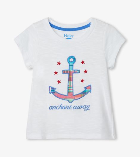 Nautical Anchor Tie Back Tee