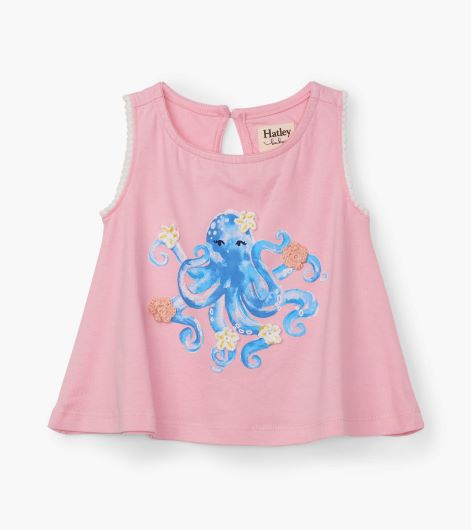 Pretty Octopus Baby Tank Top