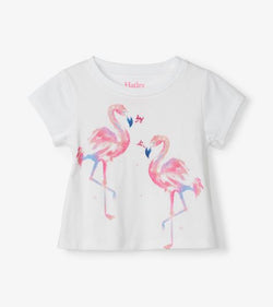 Fancy Flamingos Baby Tee