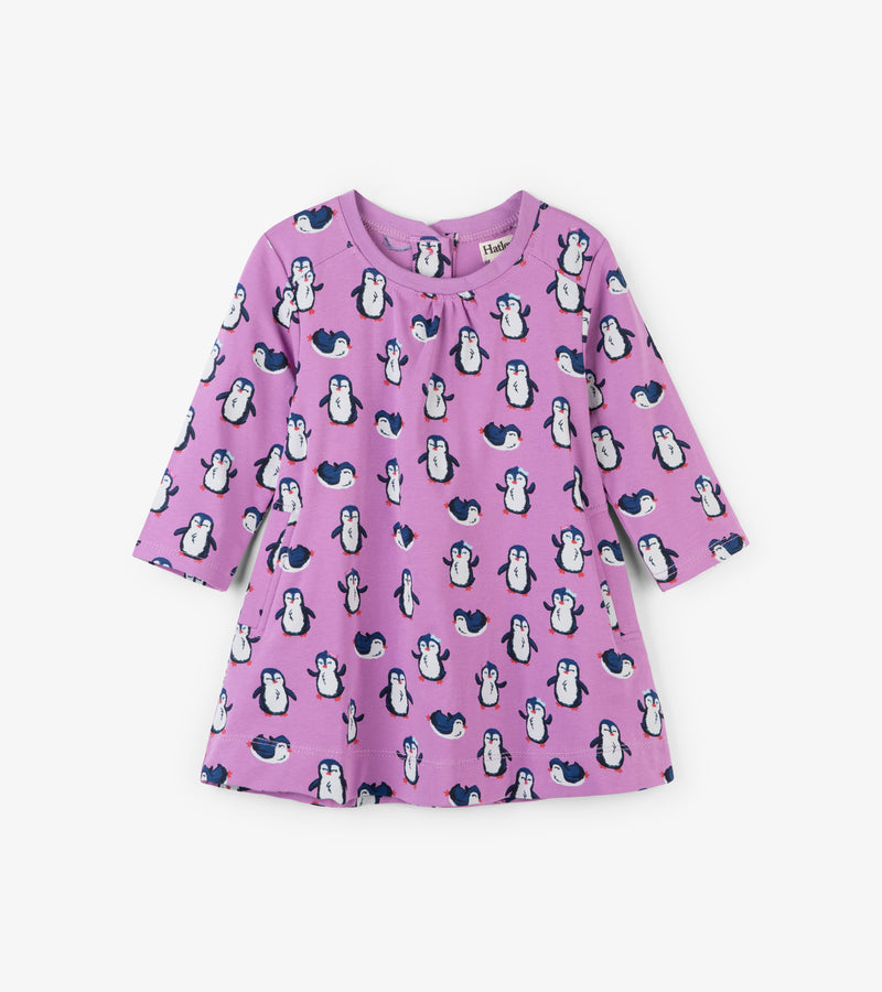 Playful Penguins Swing Dress