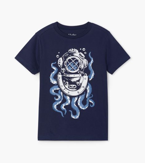 Octopus Diver Graphic Tee