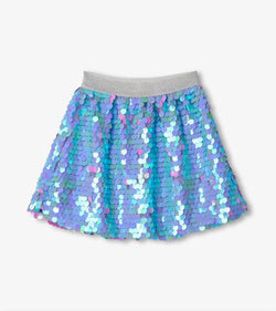 Opalescent Purple Sequin Skirt