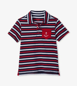 Nautical Stripe Polo Tee